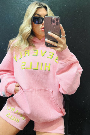 CLONEY | Beverly Hills Hoodie - Pink