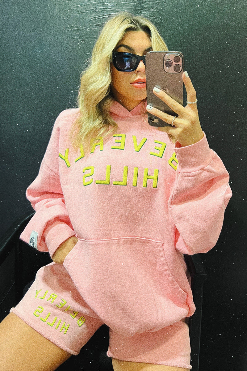 CLONEY | Beverly Hills Hoodie - Pink