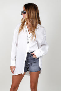 LINE & DOT | Frankie Button Down - White