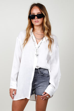 LINE & DOT | Frankie Button Down - White