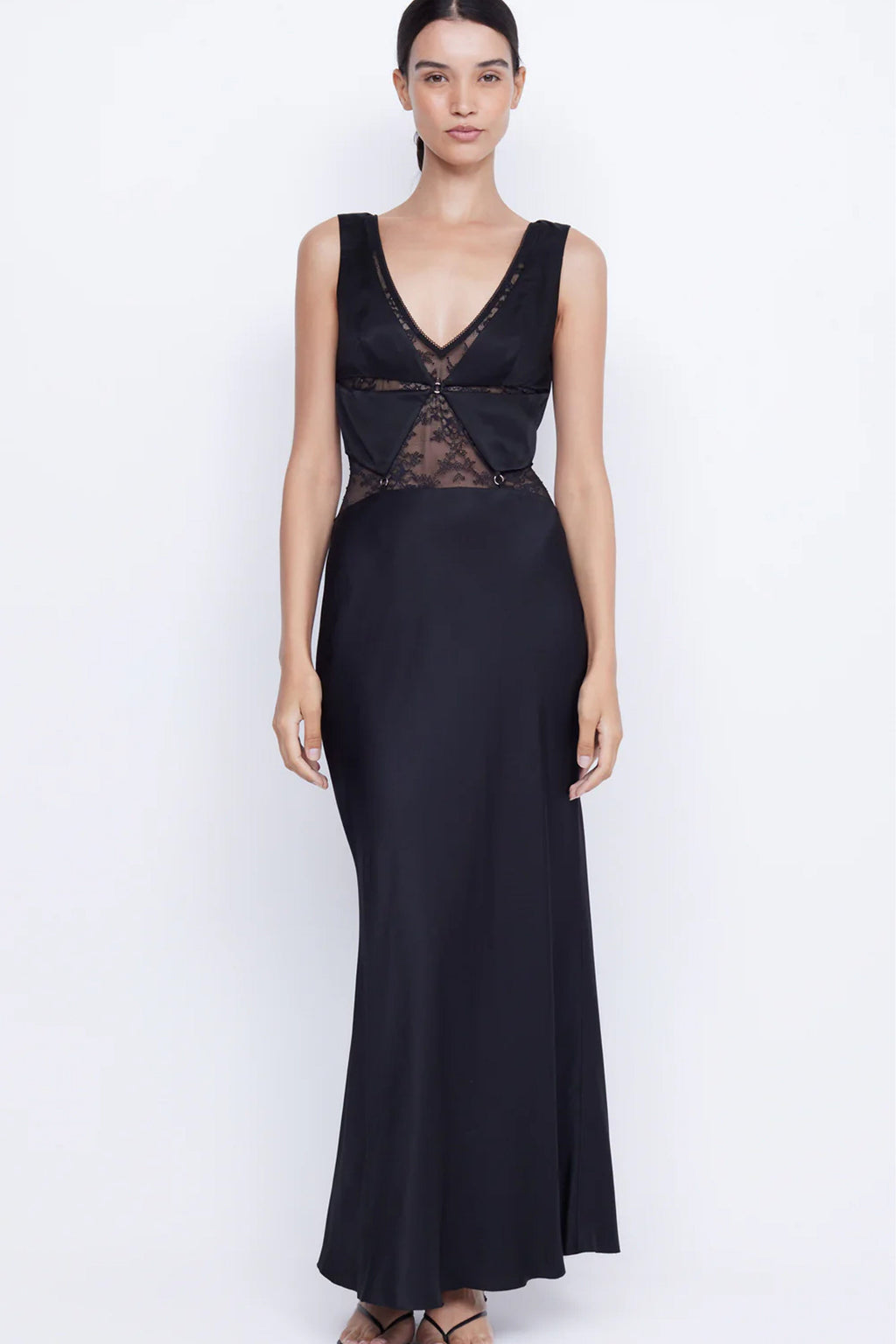BEC & BRIDGE | Juliette V Neck Maxi Dress - Black