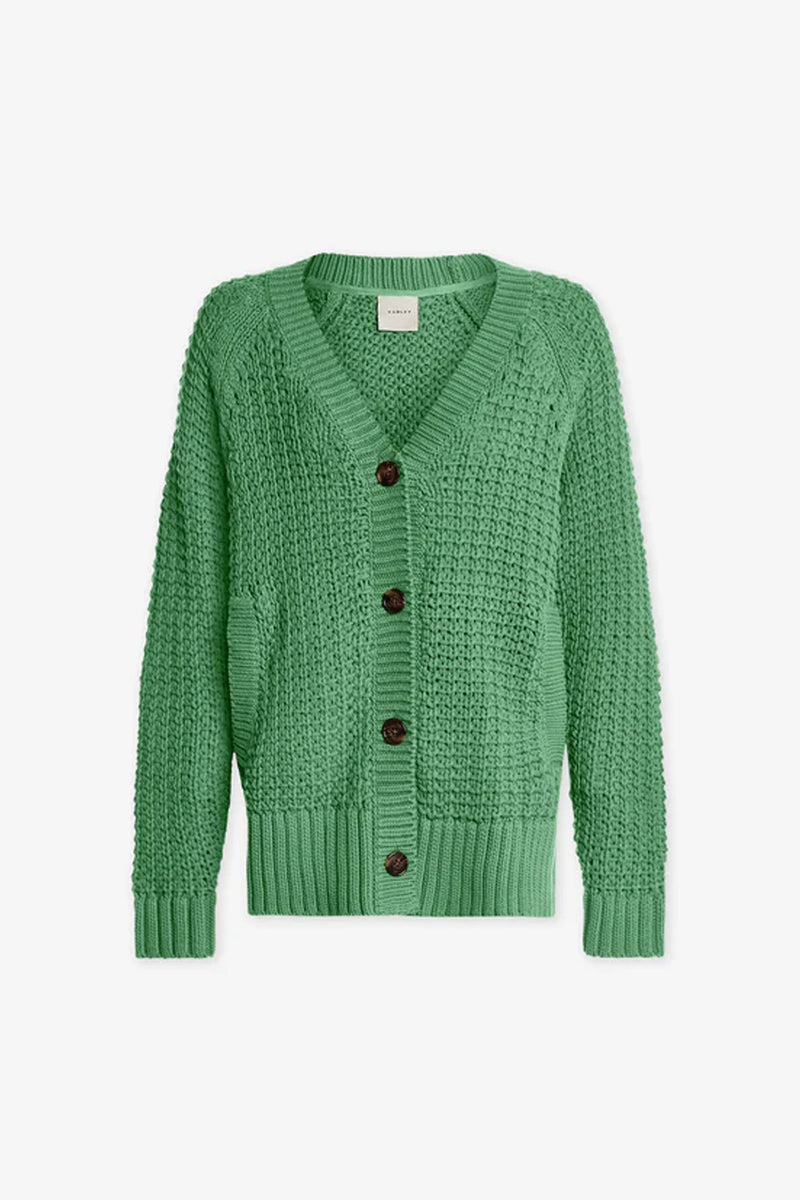 VARLEY | Carla Chunky Rib Cardigan - Jadesheen