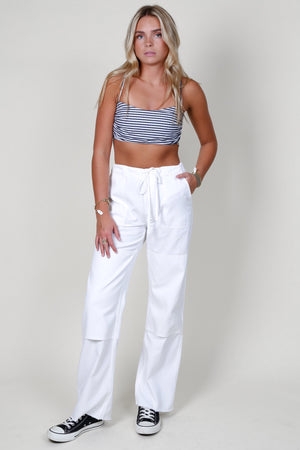 REDONE | The Beach Pant - Vintage White