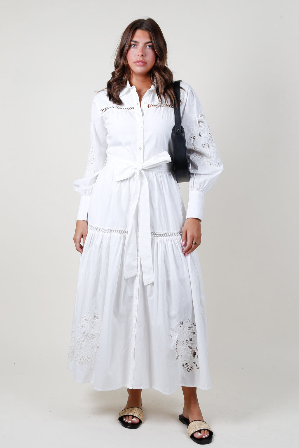 MOS | Helia Midi Dress - Ivory