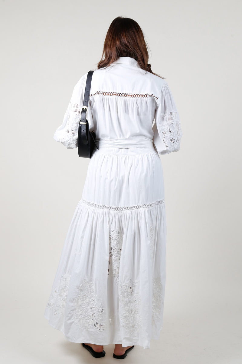 MOS | Helia Midi Dress - Ivory