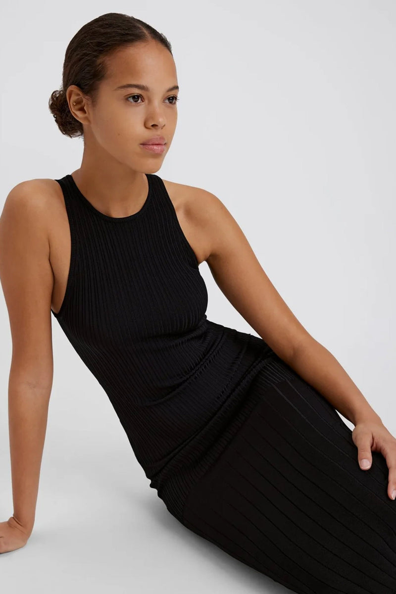 SOLID & STRIPED | The Varena Dress - Noir