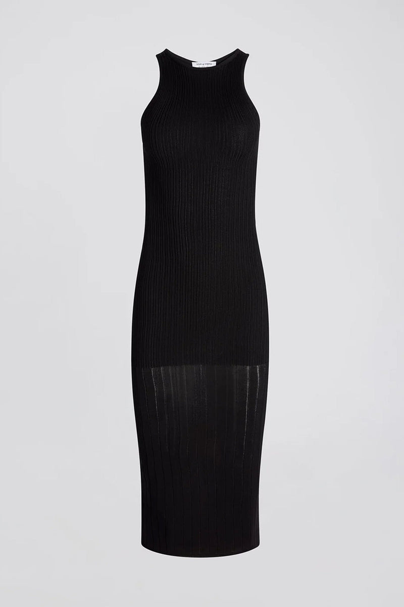 SOLID & STRIPED | The Varena Dress - Noir