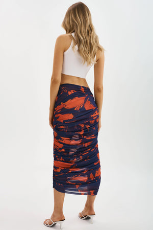 LAMARQUE | Pace Mesh Skirt - Floral