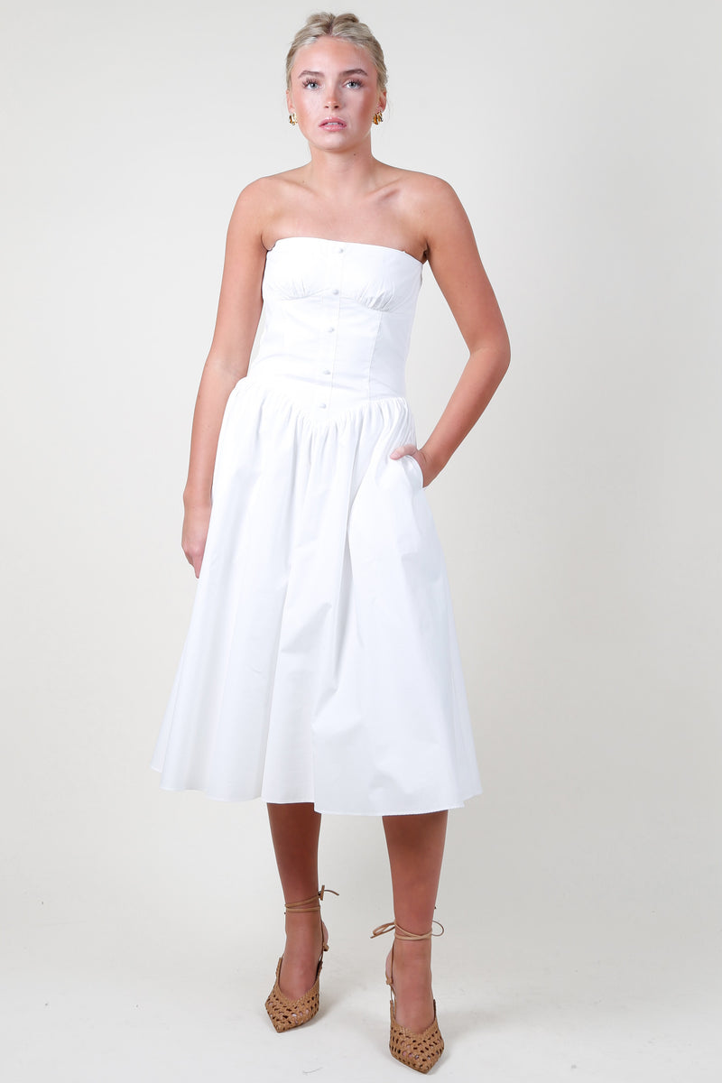 AMANDA UPRICHARD | Holland Dress - White