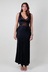 BEC & BRIDGE | Juliette V Neck Maxi Dress - Black