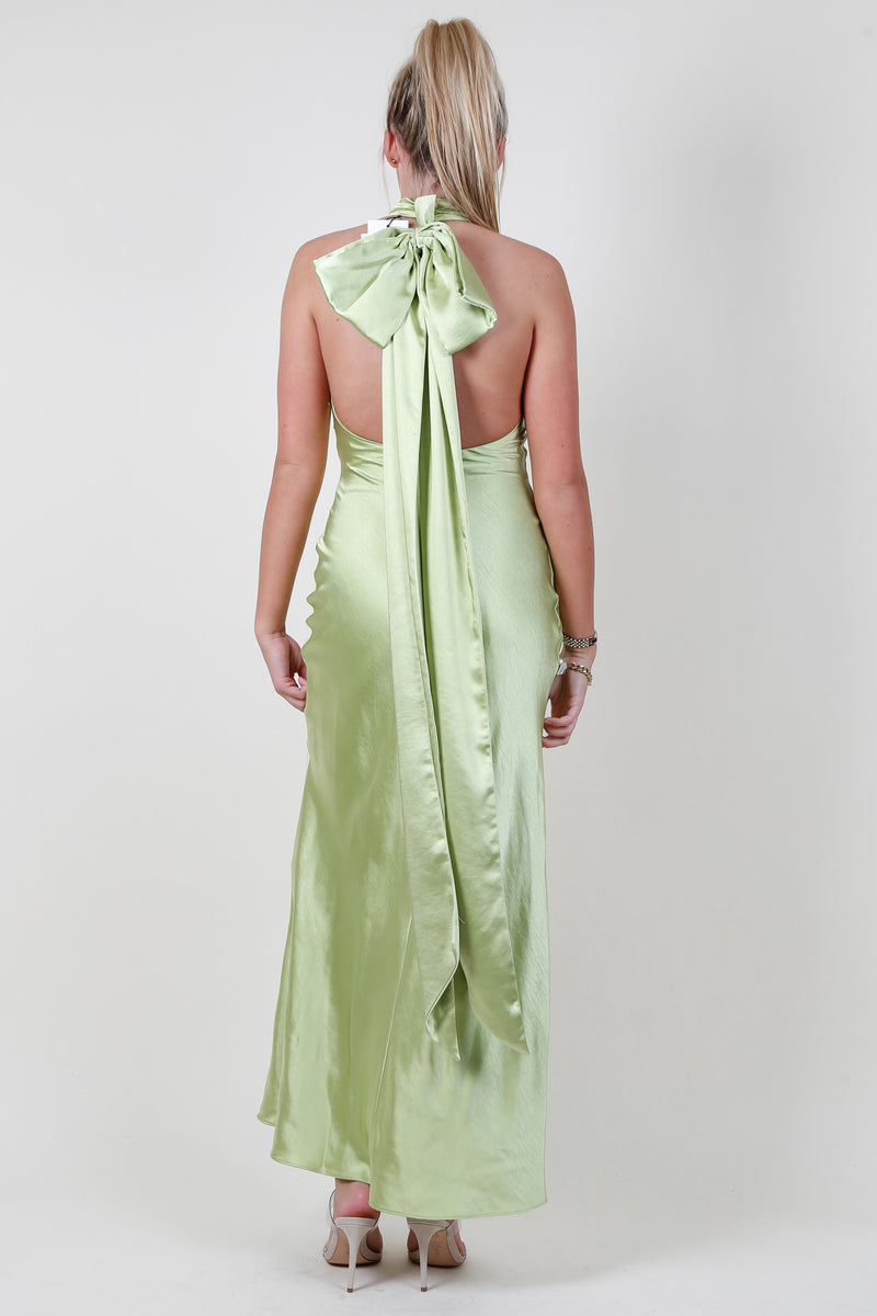MISHA | The Evianna Dress - Bold Green