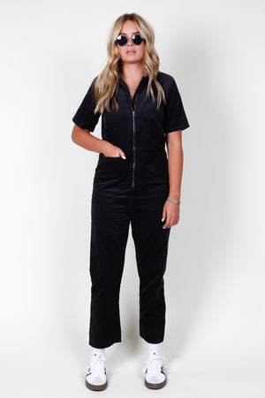 The Cloby Jumpsuit - Charcoal