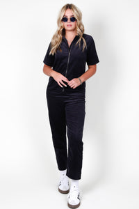 The Cloby Jumpsuit - Charcoal