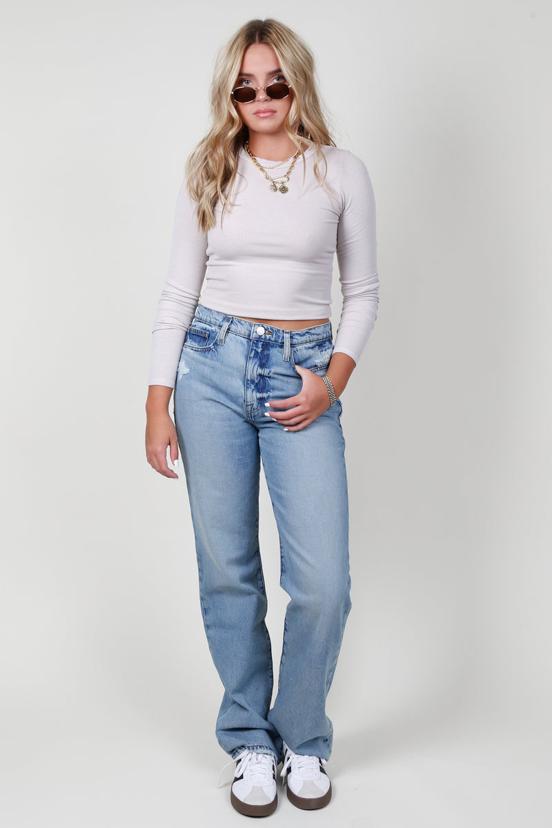 ENZA COSTA | Silk Knit Tuck Top - Salt