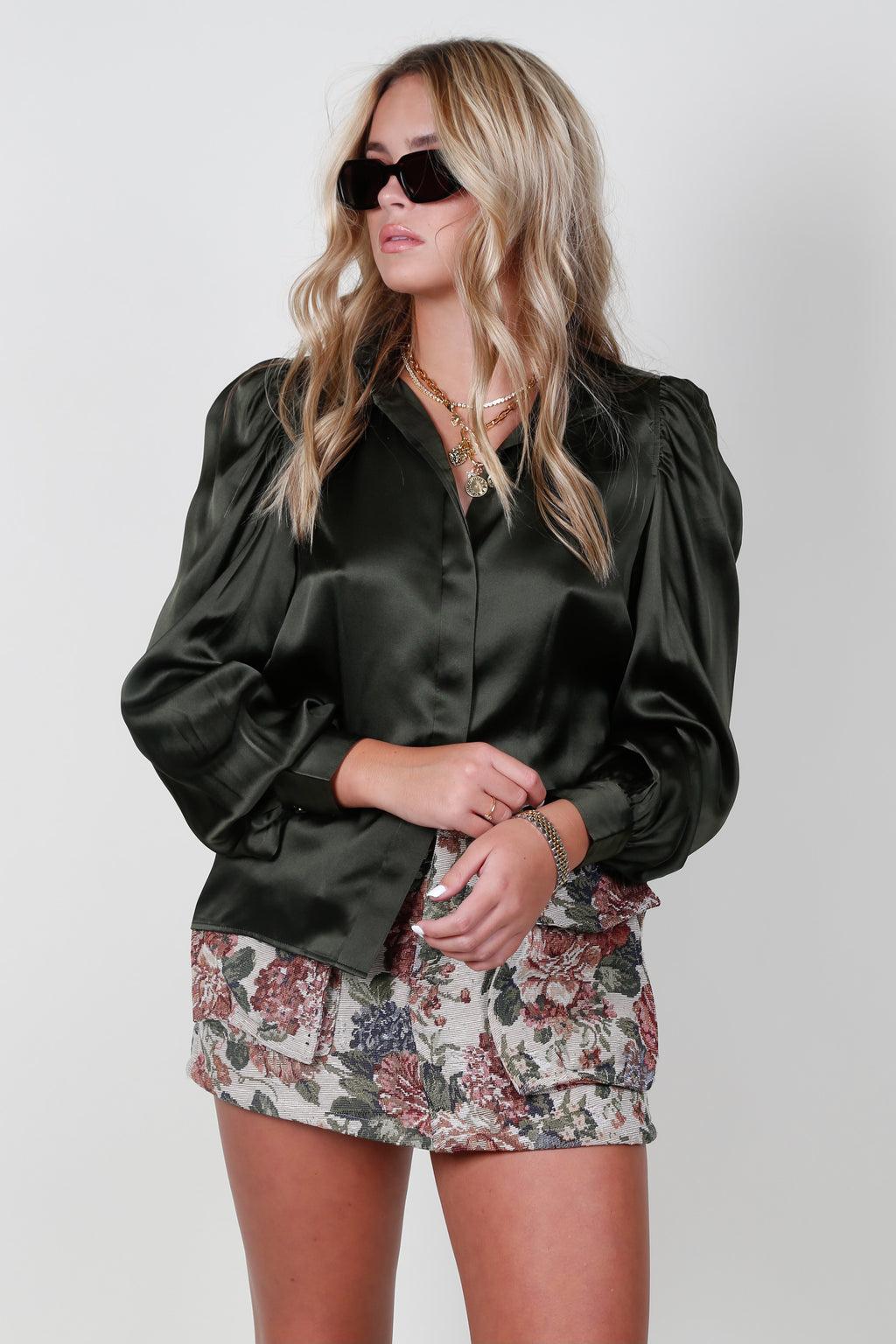 FRAME | Gillian Long Sleeve Top - Surplus