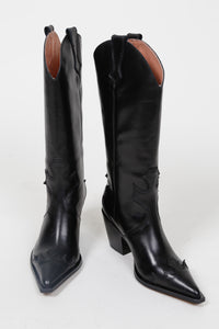 ALIAS MAE | Margot Western Boots - Black