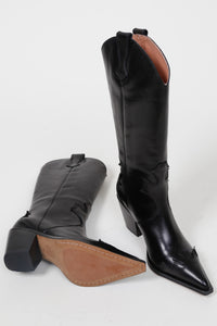 ALIAS MAE | Margot Western Boots - Black