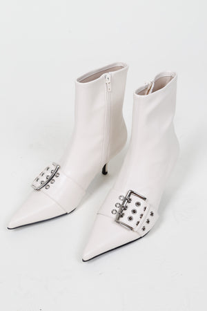 JEFFREY CAMPBELL | Opera Ankle Boot - Cream