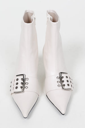 JEFFREY CAMPBELL | Opera Ankle Boot - Cream