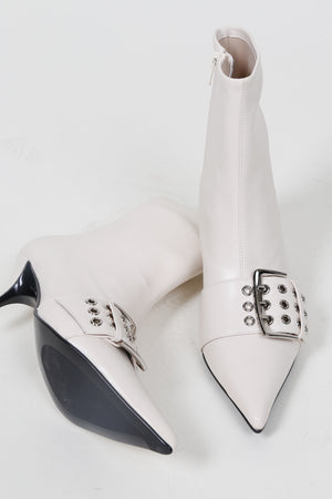 JEFFREY CAMPBELL | Opera Ankle Boot - Cream