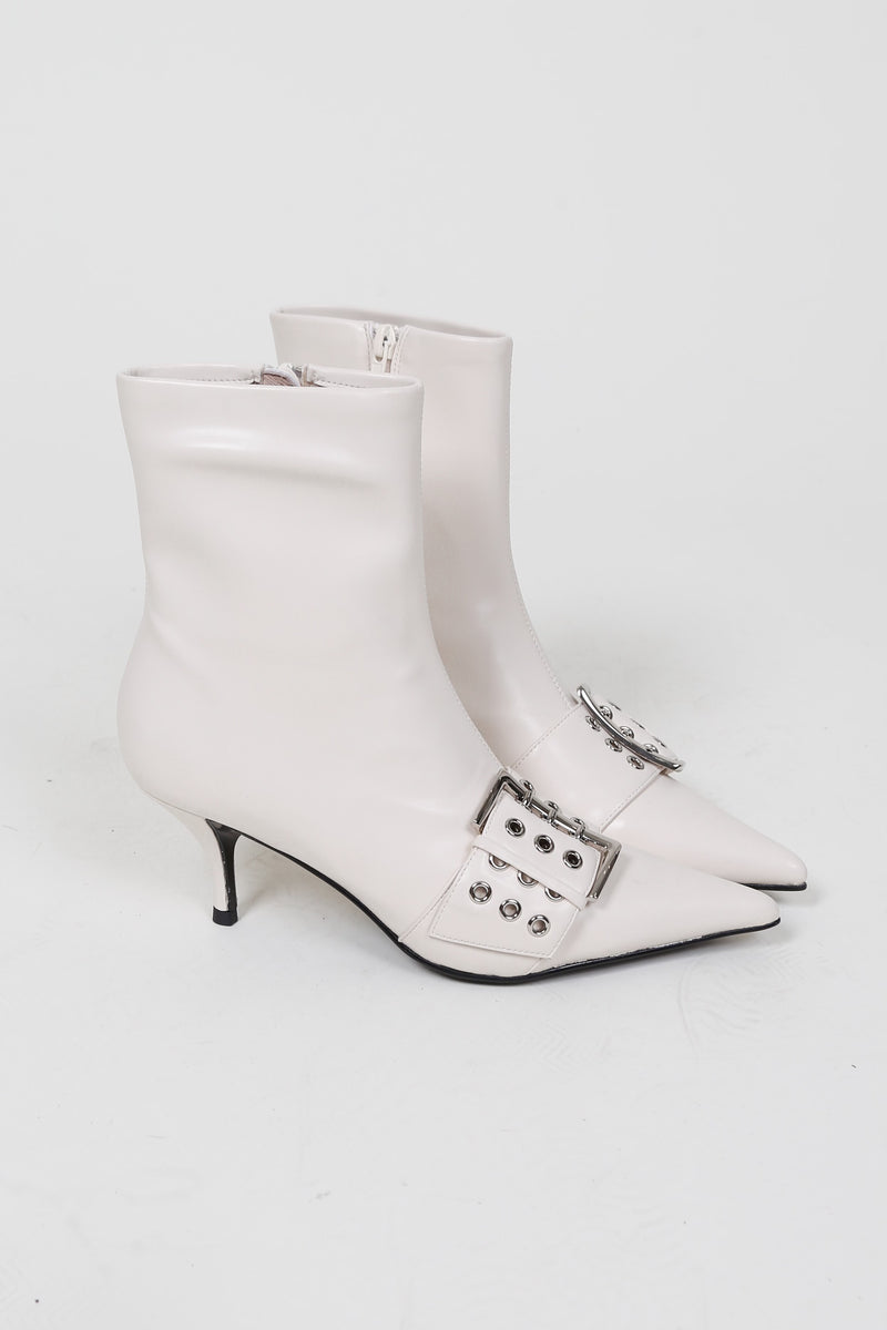 JEFFREY CAMPBELL | Opera Ankle Boot - Cream