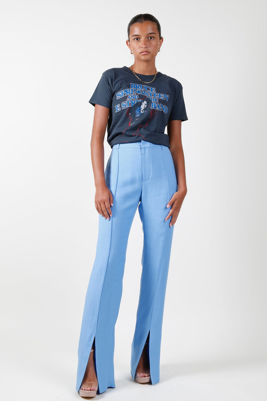 DAYDREAMER | Bruce Springsteen 84-85 Tour Ringer Tee - Vintage Black