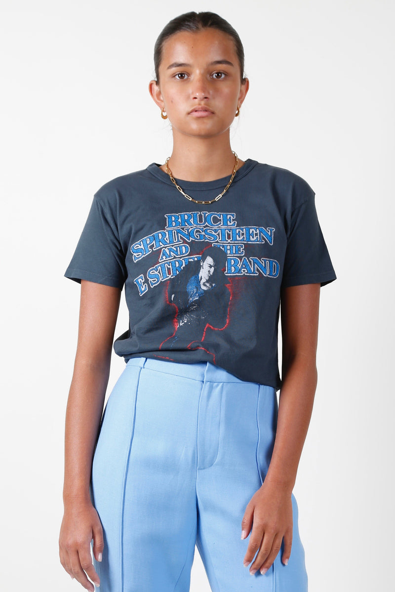 DAYDREAMER | Bruce Springsteen 84-85 Tour Ringer Tee - Vintage Black