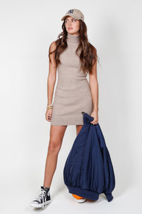 Mabry Sweater Dress - Mocha