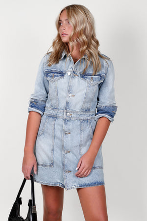 RE/DONE | Trucker Dress - Opaindi
