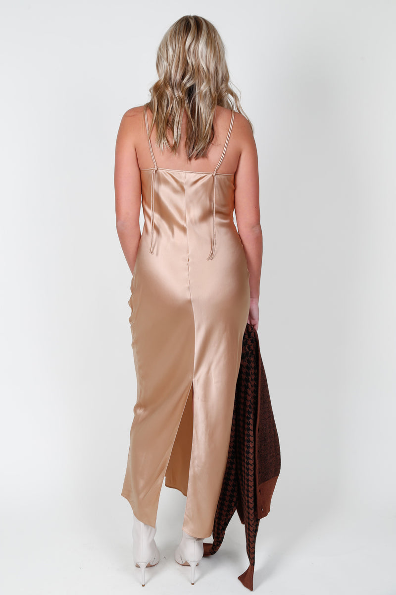 FRAME | V-Neck Cami Slip Dress - Blush