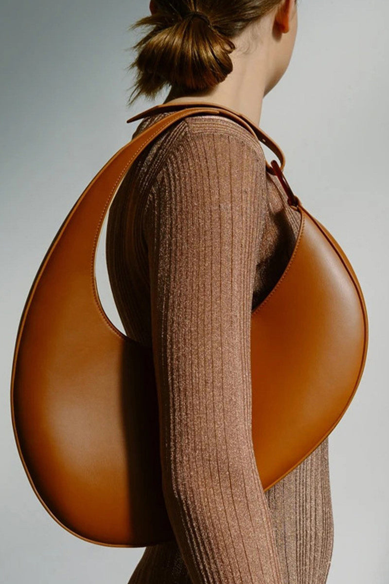 Bullhorn Handbag - Tea Brown