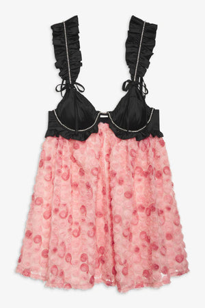 FOR LOVE & LEMONS | The Skye Mini Dress - Pink