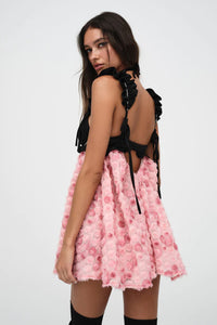 for Love & Lemons | The Skye Mini Dress - Pink for Love & Lemons | The Skye Mini Dress - Pink