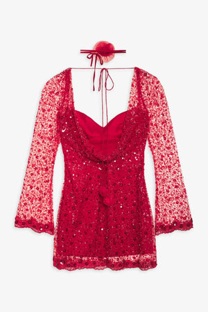 FOR LOVE & LEMONS | Gwendolyn Mini Dress - Red