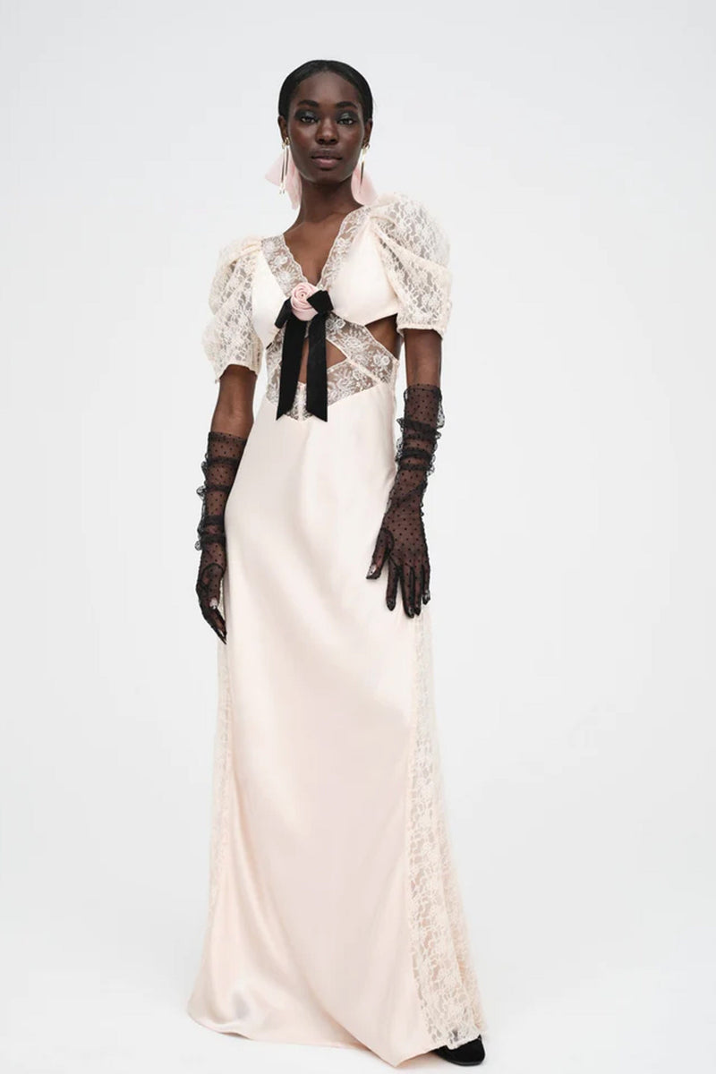 FOR LOVE & LEMONS | Corinne Maxi Dress - Pink