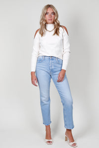 ASTR | Pearl Detail Sweater - Cream