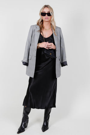 ENZA COSTA | Bias Cut Slip Dress - Black