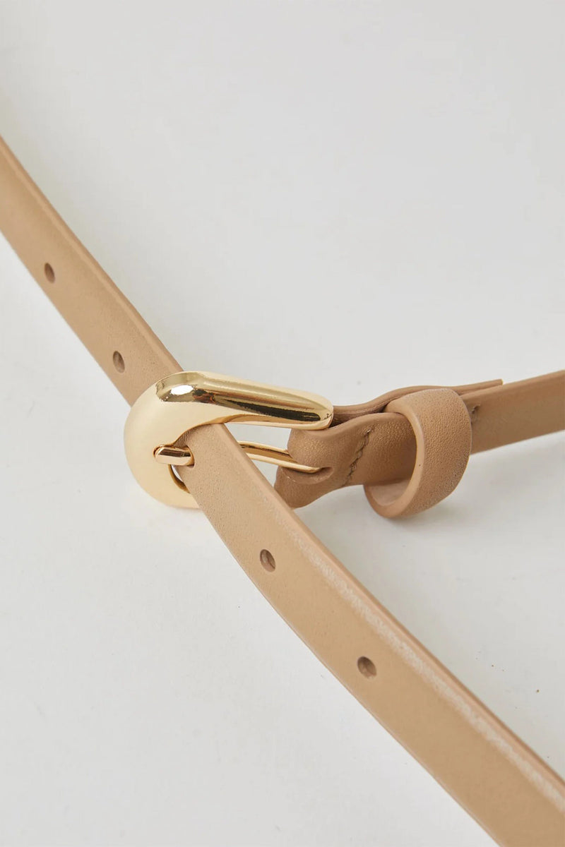 B-LOW THE BELT | The Kennedy Mini Belt - Camel