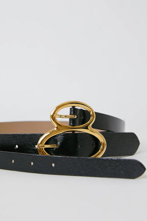 B-LOW THE BELT | The Ophelia Gloss Belt - Black