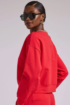 GENERATION LOVE | Collina Chain Sweatshirt - Red