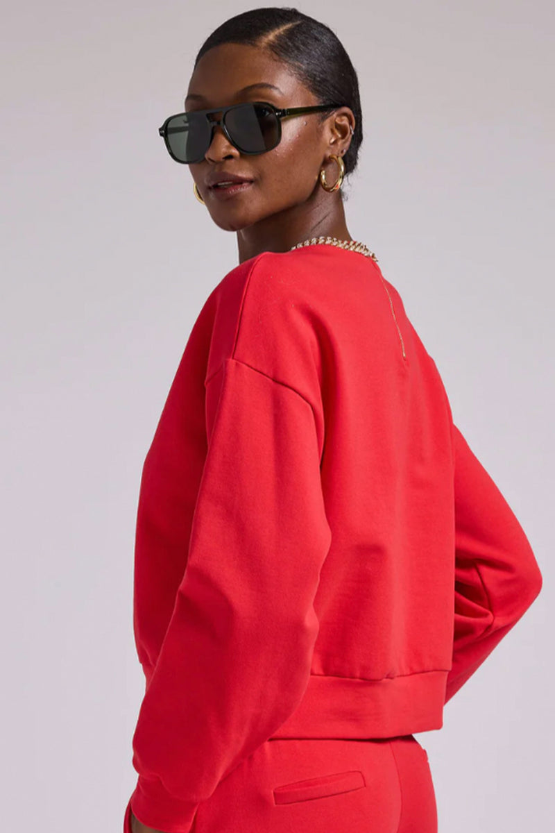 GENERATION LOVE | Collina Chain Sweatshirt - Red