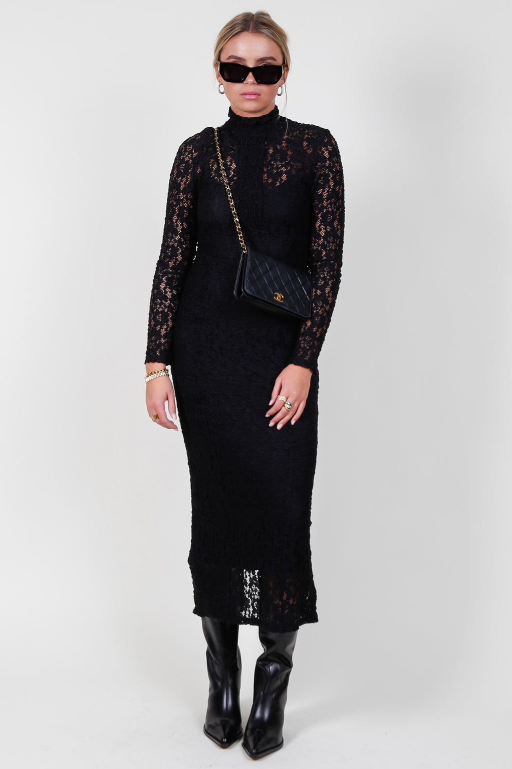 ALEXIS | The Tafari Dress - Noir
