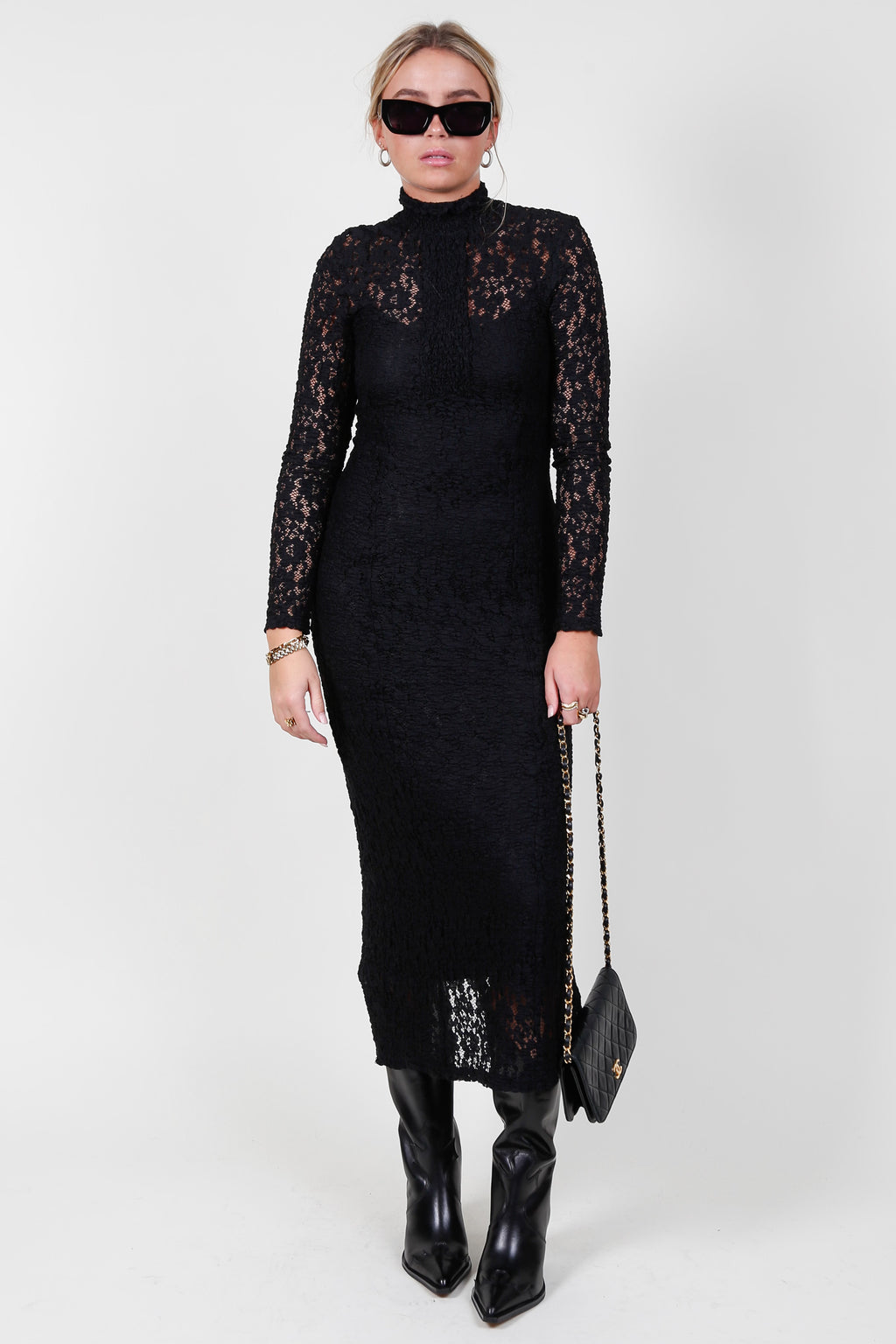 ALEXIS | The Tafari Dress - Noir