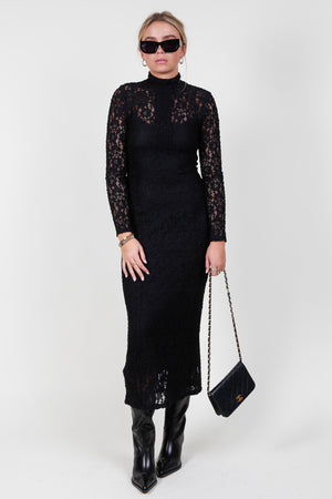 ALEXIS | The Tafari Dress - Noir