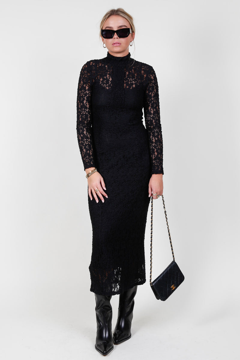 ALEXIS | The Tafari Dress - Noir