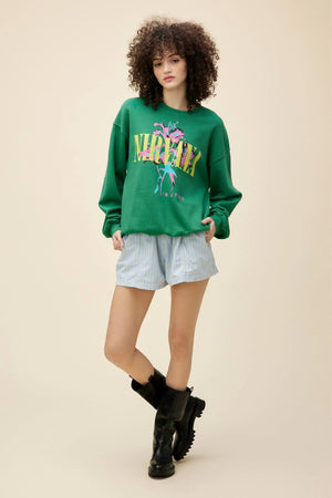 DAYDREAMER | Nirvana Lilies BF Crew - Jade