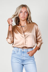 FRAME | The Standard Shirt - Blush