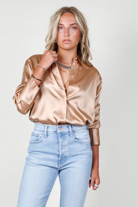 FRAME | The Standard Shirt - Blush