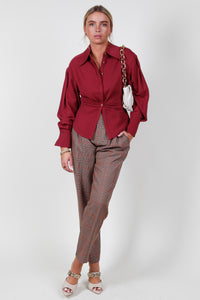 EQUIPMENT | The Bennett Blouse - Cordovan