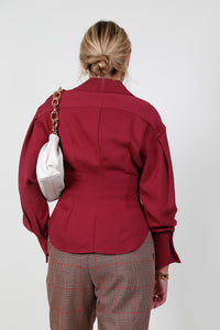 EQUIPMENT | The Bennett Blouse - Cordovan